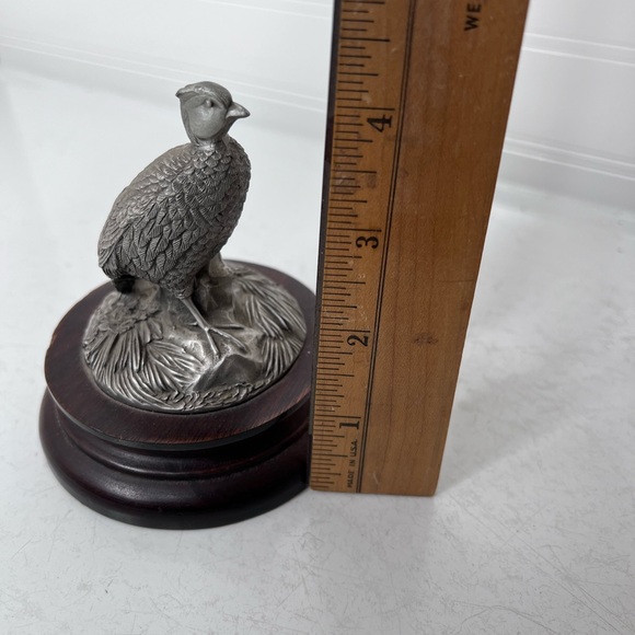Chilmark Ringneck Pheasant fine pewter statue - Picture 4 of 9